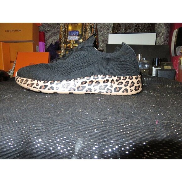 CUCCOO Easi Leopard Print breathable mesh low top running sneakers sz 39 or US 9 - Picture 2 of 8